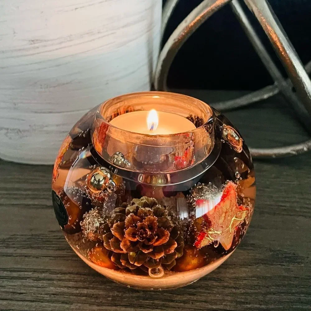 Traumlicht Germany Dreamlight Fall Floral Candle Holder